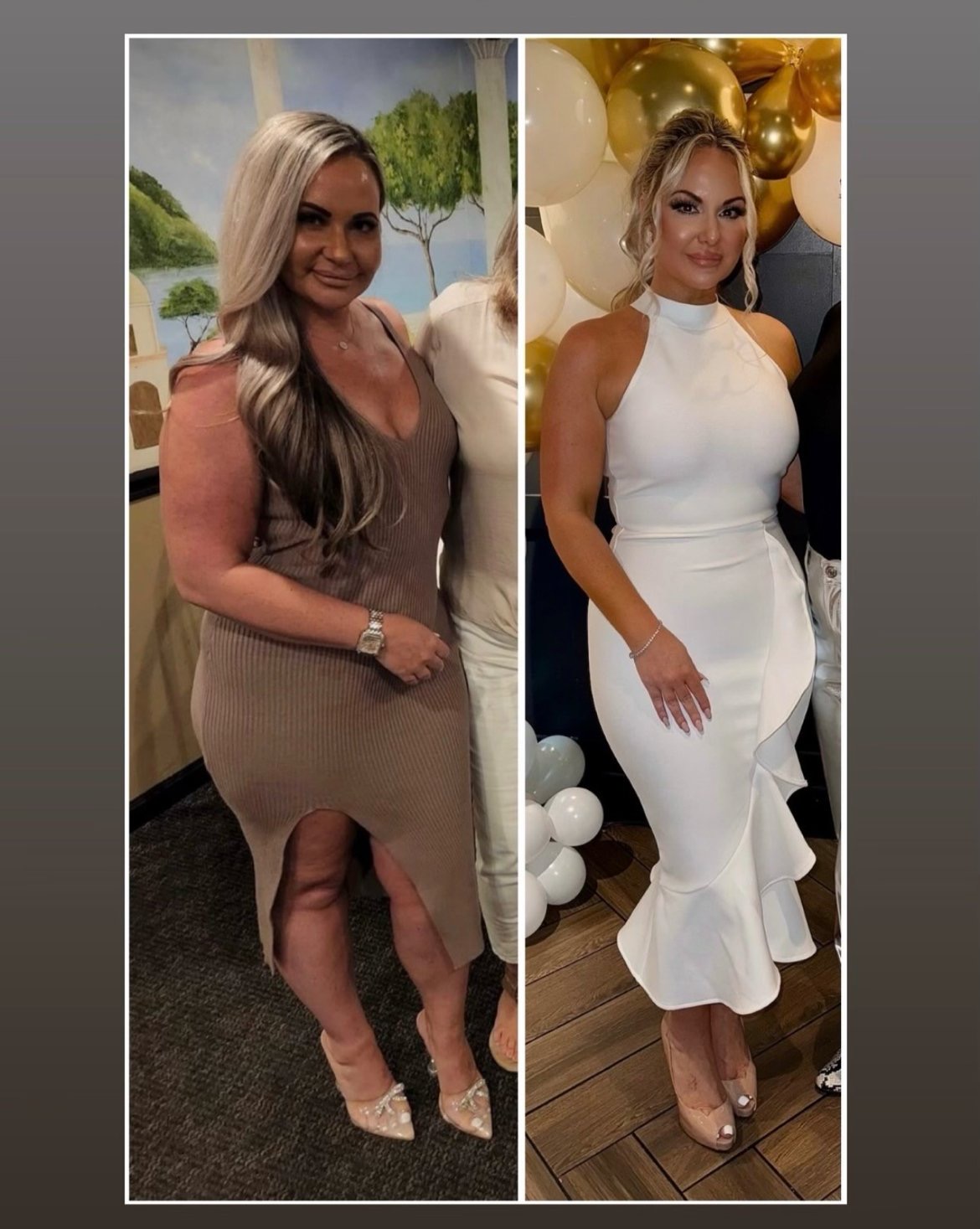 Kate, customer transformation before and after